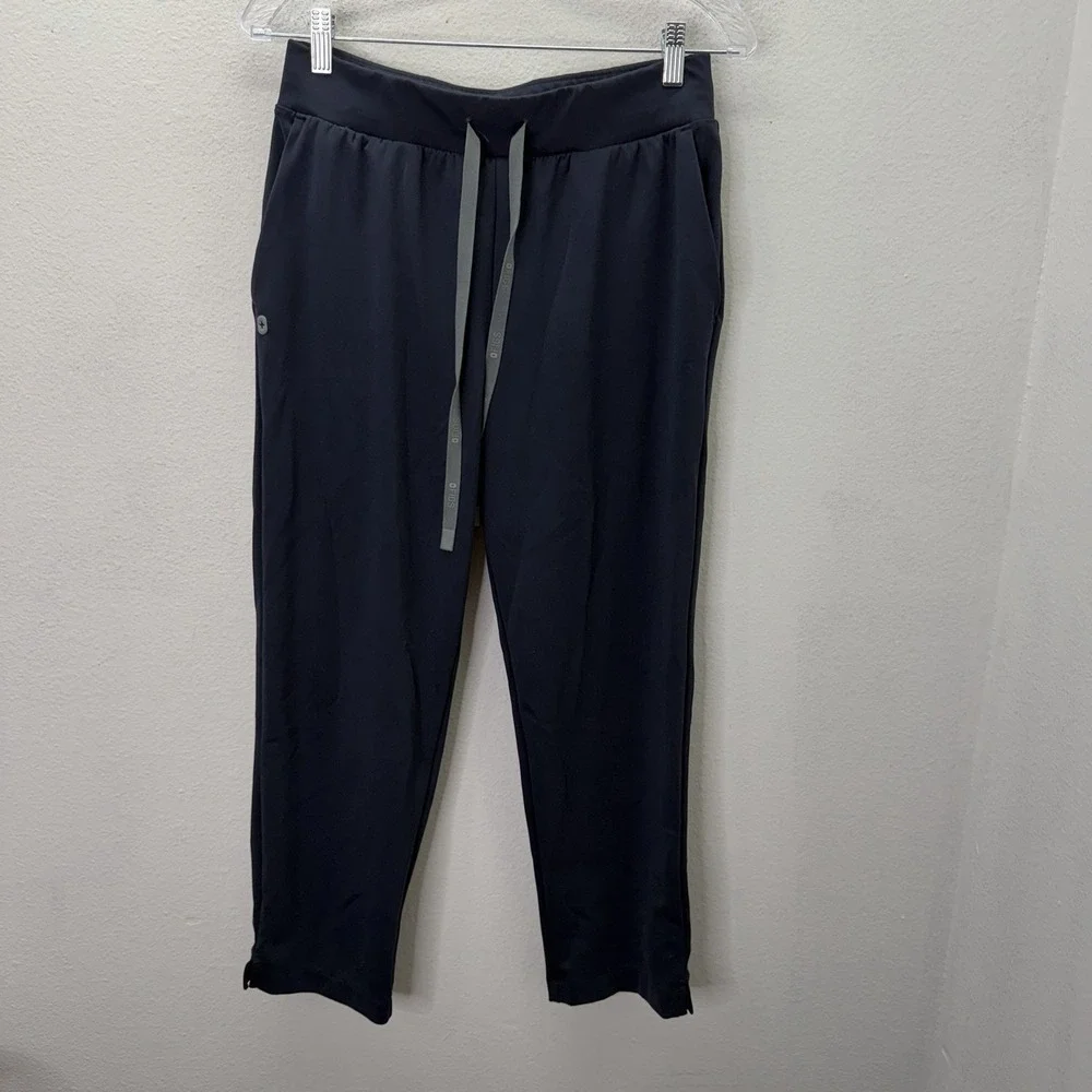Figs Tena FORMx Tapered Scrub Pant Women's Small Petite Navy Blue Nurse Medical